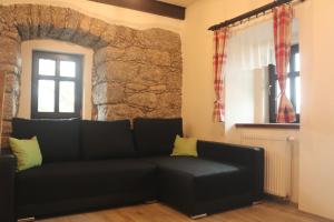 Posezení v ubytování apartmány Kynast