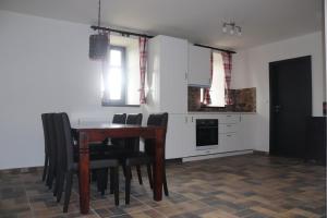 Kuchyň nebo kuchyňský kout v ubytování apartmány Kynast