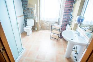 Koupelna v ubytování Hotel Palacio Atxega