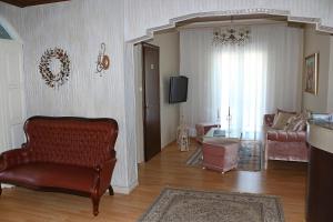 Posezení v ubytování Kristal Hotel