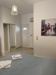 Postel nebo postele na pokoji v ubytování Pelini