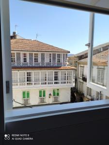 Balkon lub taras w obiekcie Apartamentos Pontedeume Riadoeume