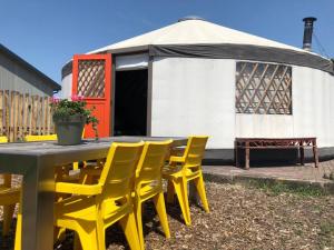 Gallery image of Authentieke Yurt voor 6 personen in Reutum