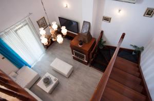 Televízia a/alebo spoločenská miestnosť v ubytovaní Villa Astrid on Ciovo island, private pool