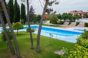 Bazén v ubytování Hotel Hidalgo nebo v jeho okolí