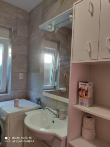 Koupelna v ubytování Apartmani Iva