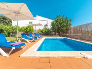 The swimming pool at or close to Villa Can Delfin Alcudia by Interhome