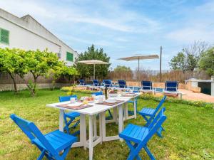 A garden outside Villa Can Delfin Alcudia by Interhome