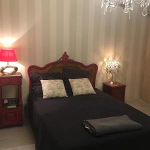 Ένα ή περισσότερα κρεβάτια σε δωμάτιο στο Appartement génial