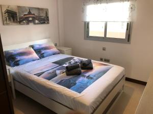 Posteľ alebo postele v izbe v ubytovaní Al paraiso del sur