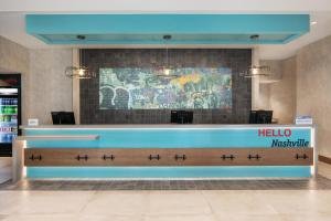 Lobbyn eller receptionsområdet på TownePlace Suites by Marriott Nashville Midtown