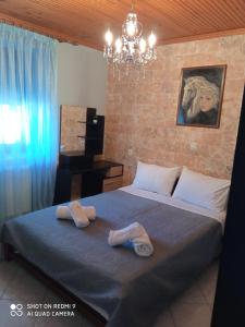 Posteľ alebo postele v izbe v ubytovaní Annas apartment
