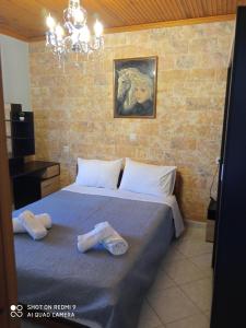 Posteľ alebo postele v izbe v ubytovaní Annas apartment