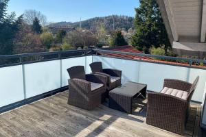 Μπαλκόνι ή βεράντα στο Lichtdurchflutete Wohnung mit großer Dachterrasse