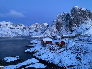 Olenilsøya Mini Villa om vinteren