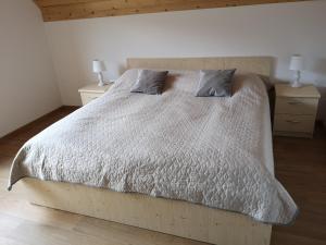 Postel nebo postele na pokoji v ubytování Apartments Gaby