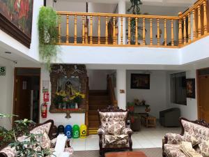 Χώρος καθιστικού στο Awki´s Dream Hotel