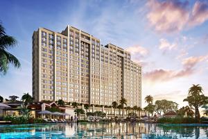 a rendering of a hotel with a large building at Holiday Inn Resort Ho Tram Beach by IHG in Ho Tram