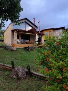 Zahrada ubytování DIMITRA's VILLAS