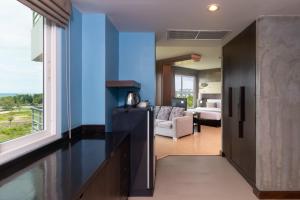 Posezení v ubytování Silathip Huahin Serviced Apartment & Hotel