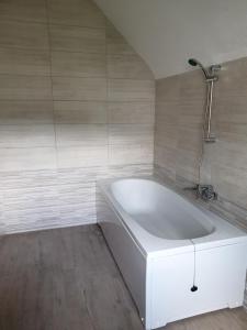 Koupelna v ubytování Room Sodja