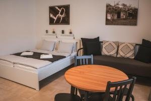 Posezení v ubytování Apartmány Pulgary