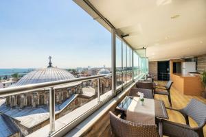 A balcony or terrace at Sayeban Hotel Istanbul