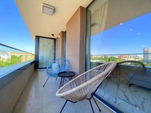 A balcony or terrace at North Star Apartment 15