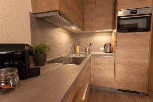 Kuchyňa alebo kuchynka v ubytovaní Senner Appartements