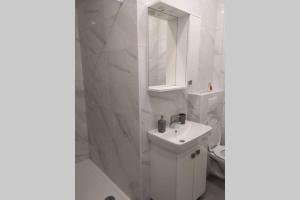Koupelna v ubytování Apartman Mia