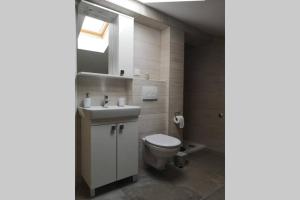 Koupelna v ubytování Apartman Mia