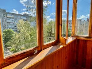 Μπαλκόνι ή βεράντα στο Cozy apartments on Schmidta street