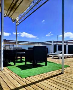 Balkon lub taras w obiekcie Hostel Neon Tenerife