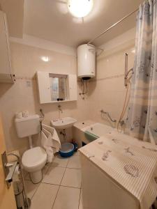 Koupelna v ubytování Apartman Ninsky