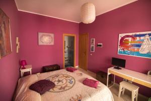TV a/nebo společenská místnost v ubytování B&B Miroca