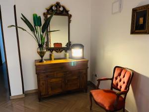 Posezení v ubytování CASA DEL CORSO