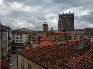 Widok na miasto Ourense z tego apartamentu