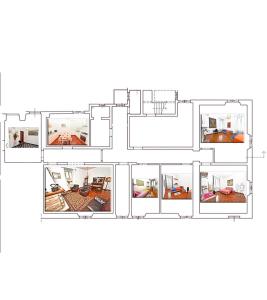แผนผังของ Appartamento Borgo 98 Guest House