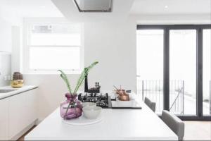 Кухня или мини-кухня в Stunning 3 Bedroom Duplex By Kings Cross & Camden
