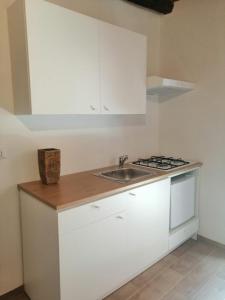 Kuchyň nebo kuchyňský kout v ubytování B&B ANDEMAR Rooms