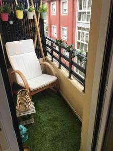 Balkón nebo terasa v ubytování Apartamento Puerto de Foz