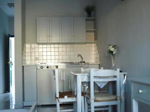 A kitchen or kitchenette at Hotel Kleopatra