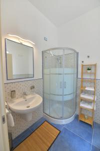 Koupelna v ubytování Acquadamare B&B