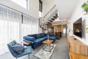 TV a/nebo společenská místnost v ubytování Holiday House Sukošan Zadar