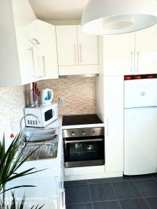 Kuchyň nebo kuchyňský kout v ubytování Apartman Bella Vista