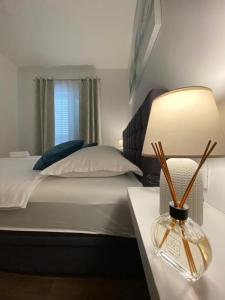Postel nebo postele na pokoji v ubytování Villa Moon Trogir