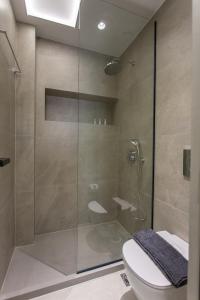 A bathroom at Agora Suites