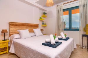 Posteľ alebo postele v izbe v ubytovaní Jardines de Noa