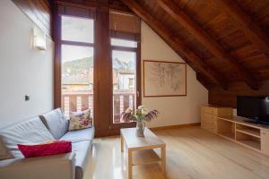 TV a/nebo společenská místnost v ubytování Metsola Apartamentos Rurales