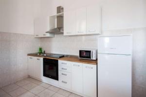 Kuchyň nebo kuchyňský kout v ubytování Apartments Dara